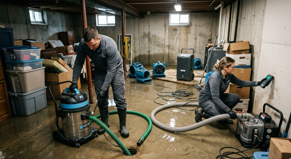 Flooded Basement Cleanup In Cleveland, OH