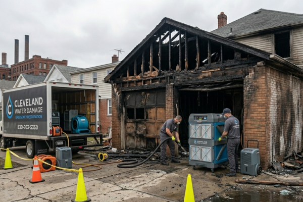 Garage Fire Cleanup